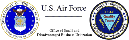 美国空军标志和美国空军小企业的标志
