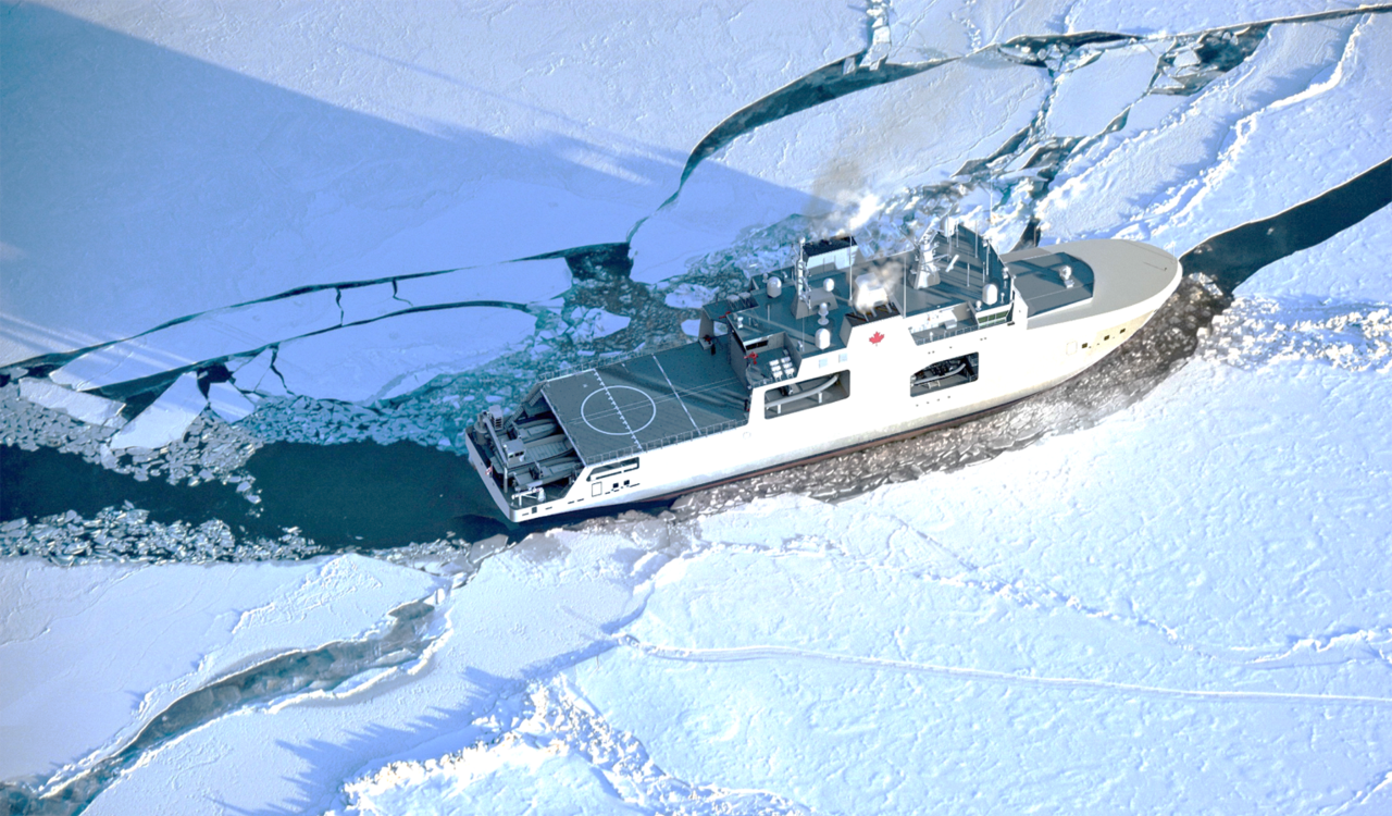 北极近海巡逻船
